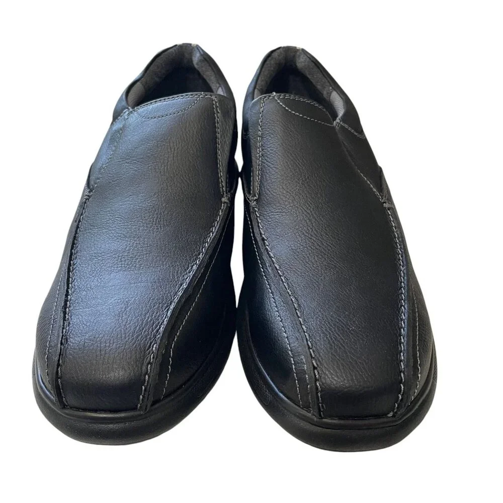 Saddlebred Tallon‎ Black Loafers 10M Slip-On Dress Shoes Comfort Casual Office
